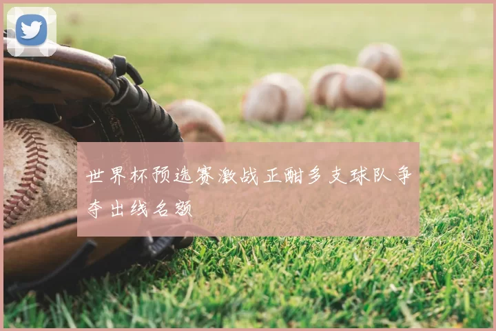 世界杯预选赛激战正酣多支球队争夺出线名额