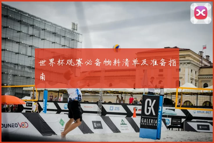 世界杯观赛必备物料清单及准备指南